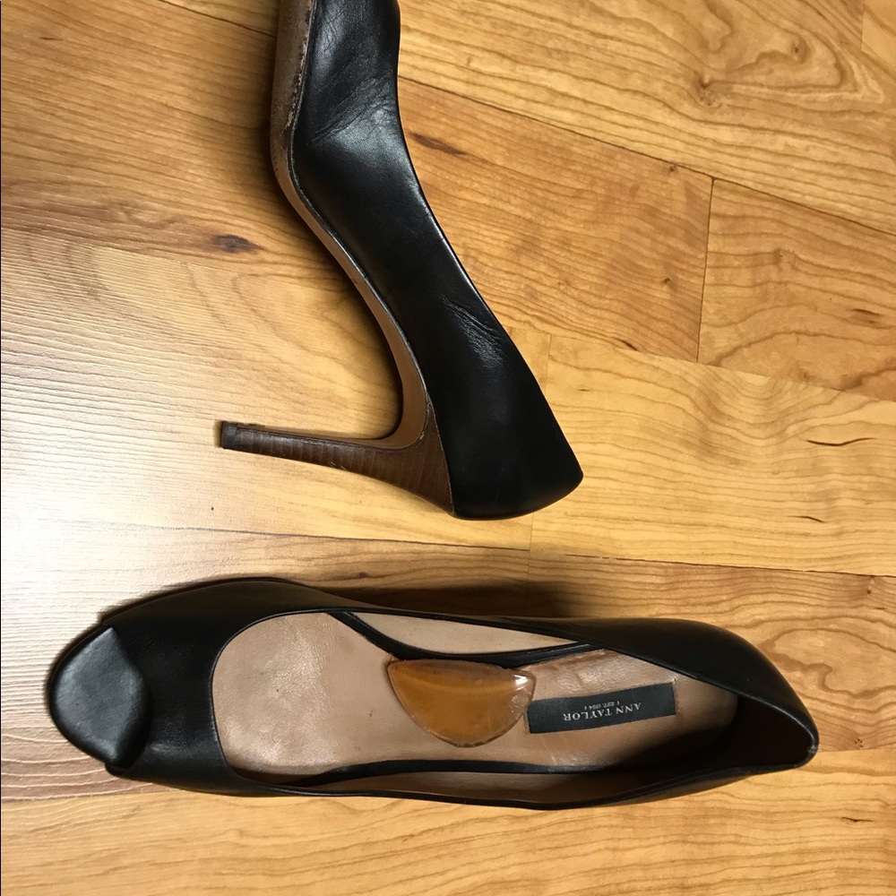 Ann Tailor heels - leather upper, lining and sole